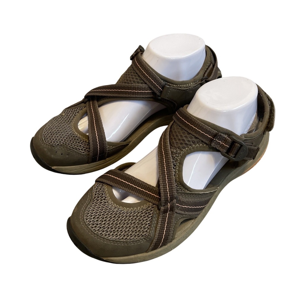 Teva Ewaso Women 8 Sport Sandal Outdoor Hiking Water Shoe Gray Purple Beach Pool